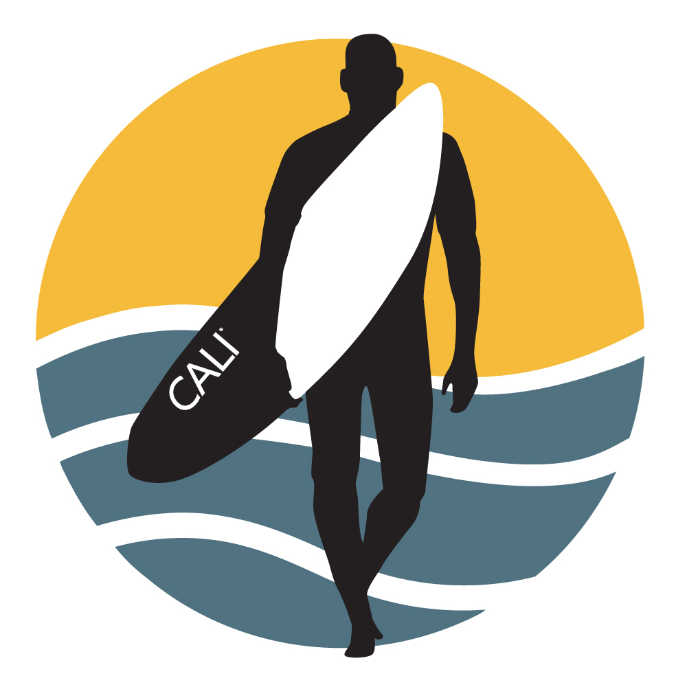 3" Round Surfer Sticker